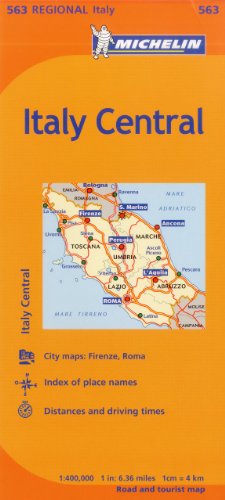 Stock image for MMAP ITALY: CENTRAL MAP 563 10 ED for sale by INDOO