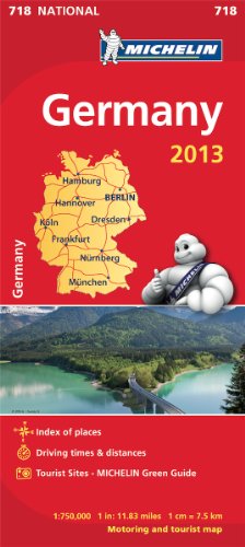 9782067180239: Germany: 718 (Michelin National Maps)