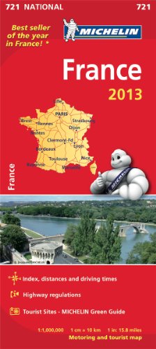 Beispielbild fr France 2013 National Map 721 (Michelin National Maps) zum Verkauf von WorldofBooks