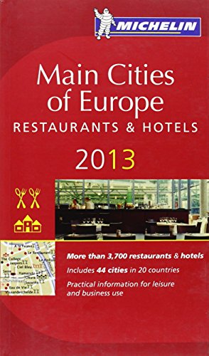 Stock image for Michelin Guide Main Cities of Europe 2013 for sale by Better World Books
