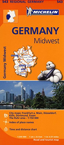 9782067183605: Mapa Regional Germany Midwest (Mapas Regional)