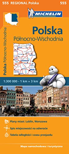 9782067183810: Mapa Regional Polska Plnocno-Wschodnia / Poland North East (Michelin Regional Maps)