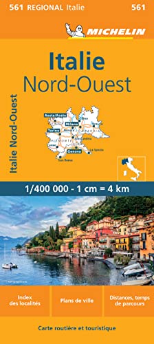 Beispielbild fr ITALIE NORD-OUEST 11561 CARTE ' REGIONAL ' MICHELI: Wegenkaart Schaal 1 : 400.000 (Regionale kaarten Michelin) zum Verkauf von WorldofBooks