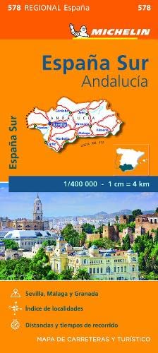 Imagen de archivo de Andalucia - Michelin Regional Map 578: Map (Michelin Regional Maps, 578) a la venta por WorldofBooks
