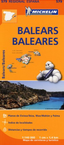 Stock image for Baleares - Michelin Regional Map 579: Map (Michelin Regional Maps, 579) for sale by WorldofBooks