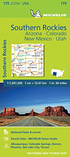 9782067190887: Mapa Zoom USA Southern Rockies