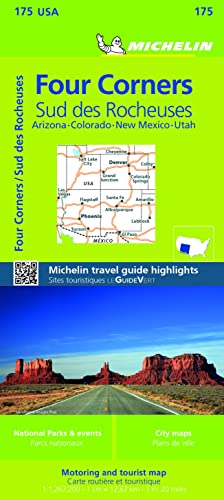 Michelin USA Four Corners Map 175 (Michelin Zoom USA Maps) (9782067190894) by Michelin