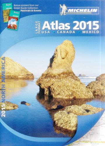 9782067191891: Michelin 2015 Road Atlas North America: USA, Canada, Mexico: Large Format [Lingua Inglese]
