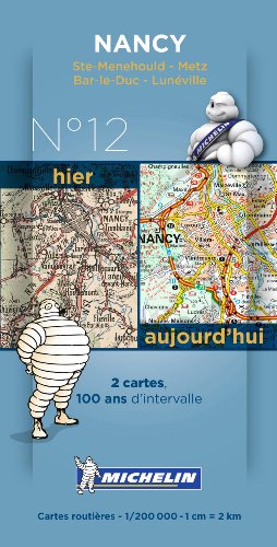 9782067192225: Nancy 18012 Carte Histori. Michelin kaart