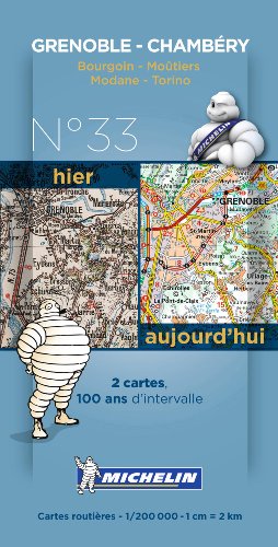 Imagen de archivo de Grenoble - Chambery Centenary Maps - Pack 033 (Michelin Historical Maps) a la venta por Reuseabook