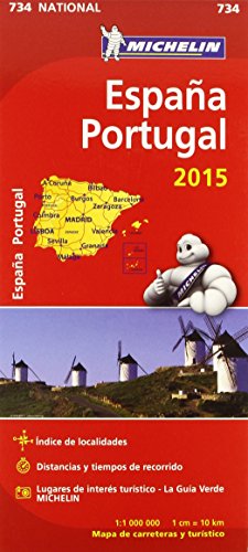9782067199569: Mapa. Espaa/Portugal 11734 (15) (Mapas National Michelin)