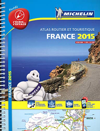 9782067200296: Atlas France 2015 Plastifi Michelin