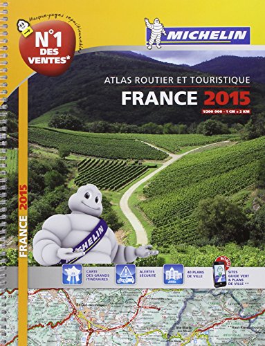 9782067200548: Atlas Routier France 2015 Michelin - Spirale (French Edition)