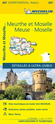 Beispielbild fr Meuse Meurthe-Et-Moselle Moselle - Michelin Local Map 307 zum Verkauf von Blackwell's
