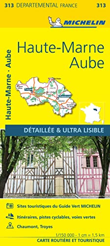 Beispielbild fr Aube Haute-Marne - Michelin Local Map 313 zum Verkauf von Blackwell's