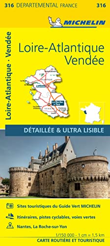Beispielbild fr Loire-Atlantique Vendee - Michelin Local Map 316 zum Verkauf von Blackwell's