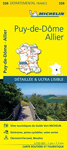 Beispielbild fr Allier Puy-De-De - Michelin Local Map 326 zum Verkauf von Blackwell's