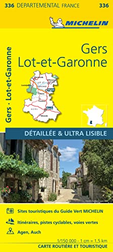 Beispielbild fr Gers Lot-Et-Garonne - Michelin Local Map 336 zum Verkauf von Blackwell's