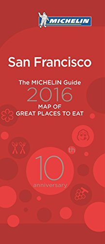 9782067205956: Michelin Map of San Francisco Great Places to Eat 2016 (Map of Great Places to Eat)