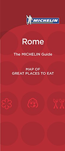 9782067206571: Michelin Map of Rome Great Places to Eat (Map of Great Places to Eat)