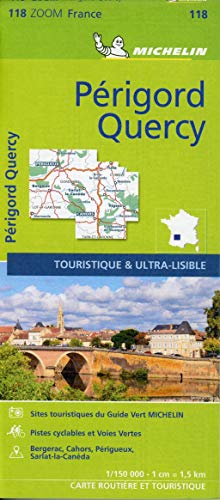 Stock image for Quercy Perigord - Zoom Map 118: Map (Michelin Zoom Maps, 118) for sale by WorldofBooks