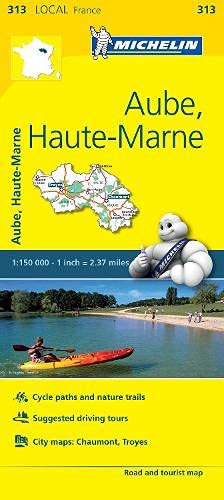 9782067210134: Aube, Haute-Marne - Michelin Local Map 313: Map (Michelin Local Maps)
