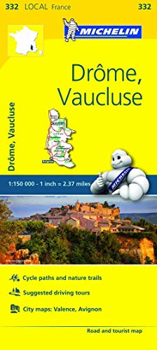 Imagen de archivo de Drome, Vaucluse - Michelin Local Map 332 a la venta por Blackwell's