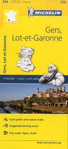 9782067210615: GERS, LOT-ET-GARONNE - MICHELIN LOCAL MAP 336 (Michelin Local Maps)