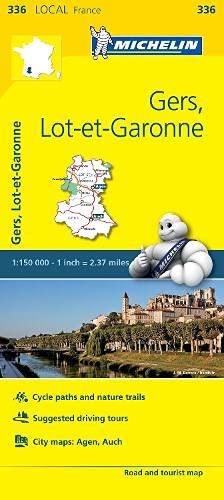 Imagen de archivo de Michelin FRANCE: Gers, Lot-et-Garonne Map 336 (Maps/Local (Michelin)) a la venta por Kennys Bookshop and Art Galleries Ltd.