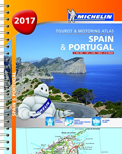 Beispielbild fr Spain & Portugal 2017 - A4 'Spiral Bound (Michelin Tourist and Motoring Atlases) zum Verkauf von WorldofBooks
