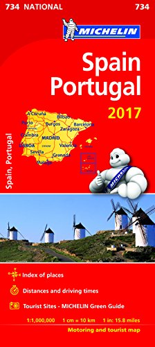 Beispielbild fr Spain & Portugal 2017 (Michelin National Maps) zum Verkauf von WorldofBooks