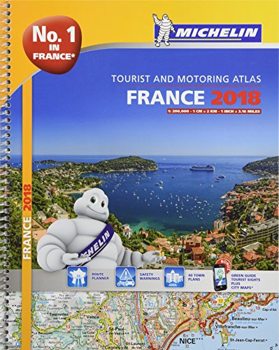 Stock image for France 2018 -A4 Tourist & Motoring Atlas: Tourist & Motoring Atlas A4 spiral (Michelin Road Atlases) for sale by WorldofBooks
