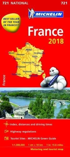Beispielbild fr France 2018 - Michelin National Map 721: Map (Michelin National Maps) zum Verkauf von WorldofBooks