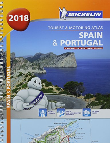 Beispielbild fr Spain & Portugal 2018 - Tourist & Motoring Atlas: Tourist & Motoring Atlas A4 spiral (Michelin Road Atlases) zum Verkauf von WorldofBooks