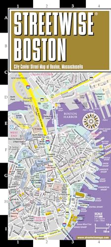Stock image for Streetwise Boston Map Laminated City Center Street Map of Boston, Massachusetts City Plans Michelin City Plans for sale by PBShop.store US