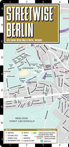 

Streetwise Berlin Map - Laminated City Center Street Map of Berlin, Germany (Michelin Streetwise Maps)