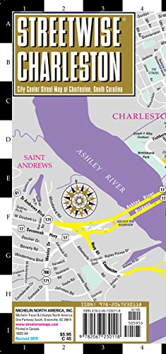Stock image for Streetwise Charleston Map - Laminated City Center Street Map of Charleston, South Carolina for sale by Blackwell's