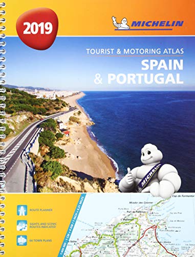 Beispielbild fr Spain & Portugal 2019 - Tourist and Motoring Atlas (A4-Spiral): Tourist & Motoring Atlas A4 spiral (Michelin Road Atlases) zum Verkauf von WorldofBooks