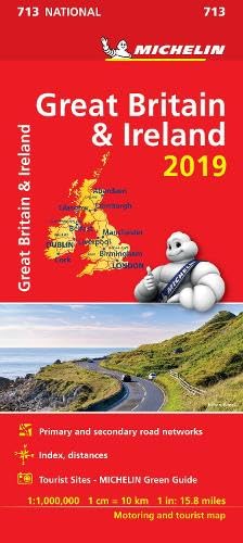 Beispielbild fr Great Britain & Ireland 2019 - Michelin National Map 713: Map (Michelin National Maps) zum Verkauf von WorldofBooks