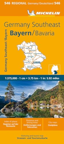 Stock image for Germany Southeast, Bavaria - Michelin Regional Map 546 for sale by Blackwell's