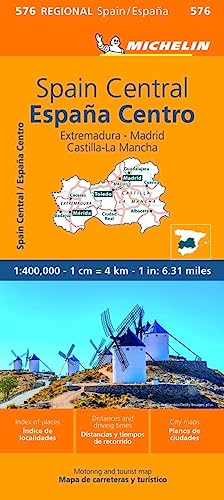 Stock image for Spain: Central, Extremadura, Castilla-la Mancha, Madrid Map 576 for sale by GreatBookPrices