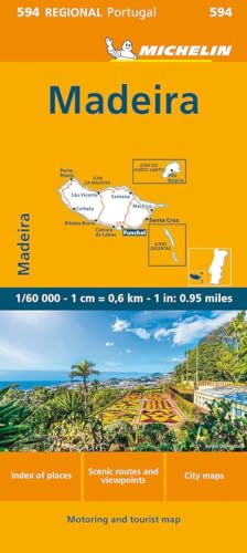 

Madeira - Michelin Regional Map 594 (Folded)
