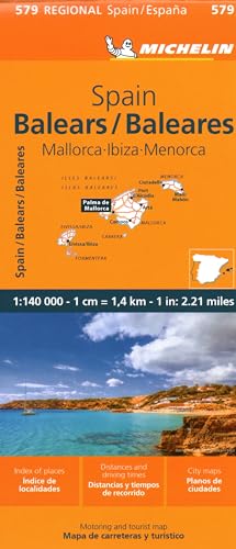Stock image for Michelin Spain, Balearic Islands Map : Mallorca, Ibiza, Menorca for sale by GreatBookPrices