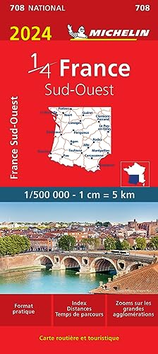 Beispielbild fr Southwestern France 2024 - Michelin National Map 708 zum Verkauf von Blackwell's