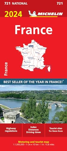 Beispielbild fr France 2024 - Michelin National Map 721 zum Verkauf von Blackwell's