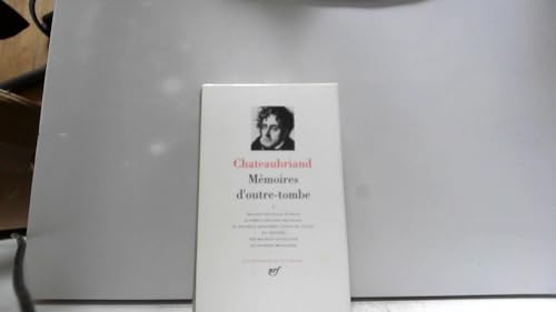 9782070101276: Chateaubriand : Mmoires d'outre-tombe, tome 1 : livres 1  24