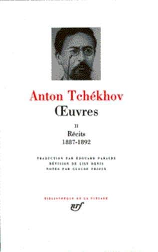 Å’uvres: RÃ©cits 1887-1892 (2) (9782070105502) by TchÃ©khov, Anton