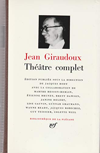 Stock image for Jean Giraudoux: Theatre Complet for sale by Argosy Book Store, ABAA, ILAB