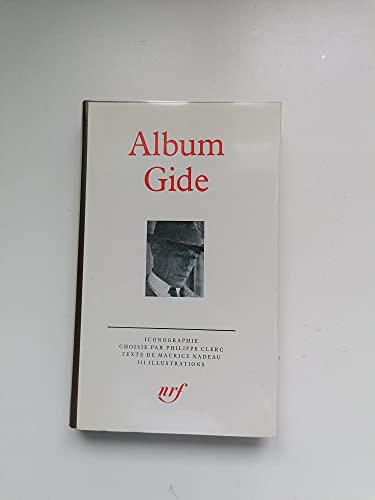 Stock image for Album Gide: Iconographie choisie et commentee par Philippe Clerc for sale by GF Books, Inc.