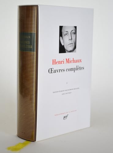 Stock image for Michaux : Oeuvres compltes, tome 1 for sale by LeLivreVert